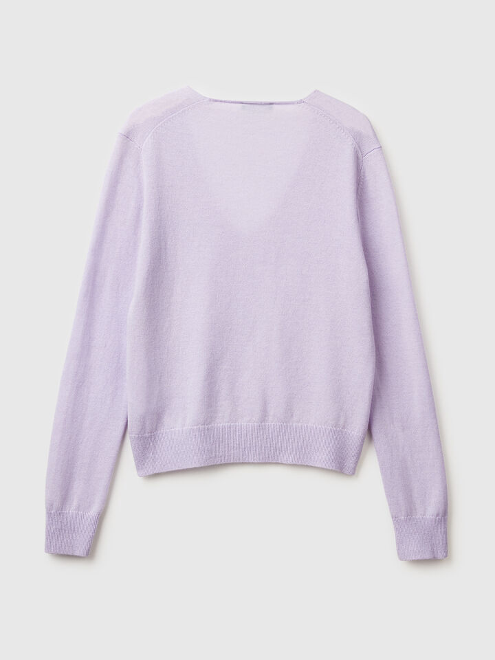 V NECK SWEATER L/S Women image number 6